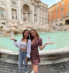Boudica Visits Trevi Fountain, Rome